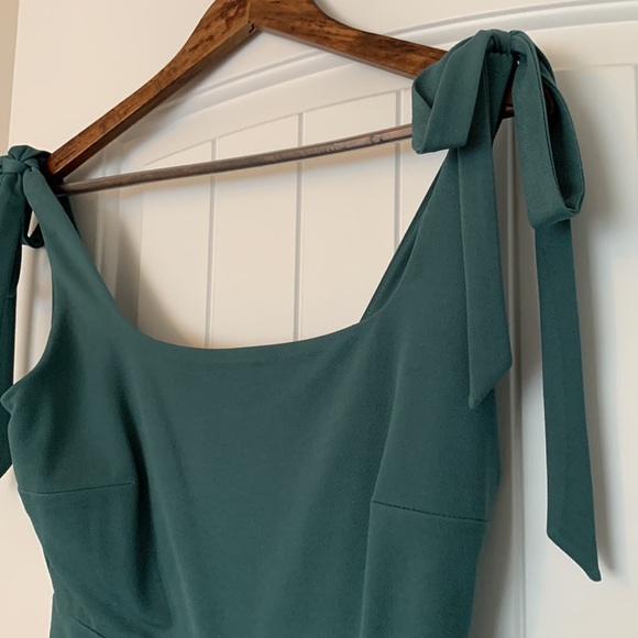 Teal Blue/Green Bridesmaid Dress - Picture 3 of 6